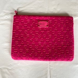 Marc Jacobs Padded Laptop Sleeve - Bright Pink - Padded - In Good Used Condition